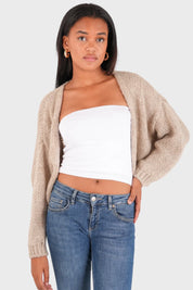 Cardigan "Garde-moi au chaud" petite pierre