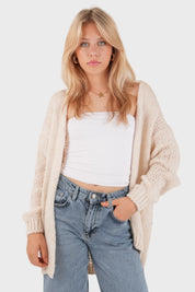 Gilet "Garde-moi au chaud" beige