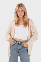 Gilet "Garde-moi au chaud" beige